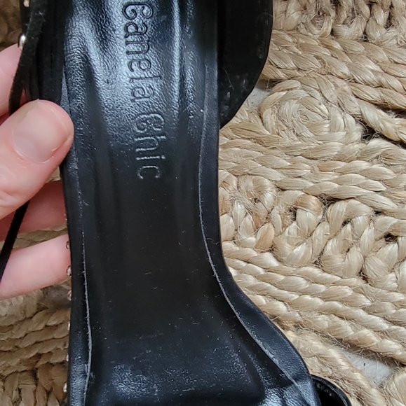 Black Stud Rock High Heels > Brazilian Leather - Picture 5 of 7